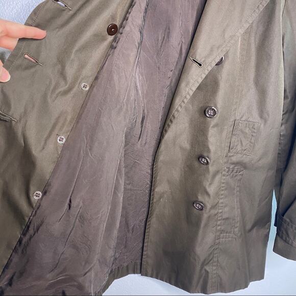 Banana Republic Dark Brown Rain Coat Size XS - Picture 6 of 10